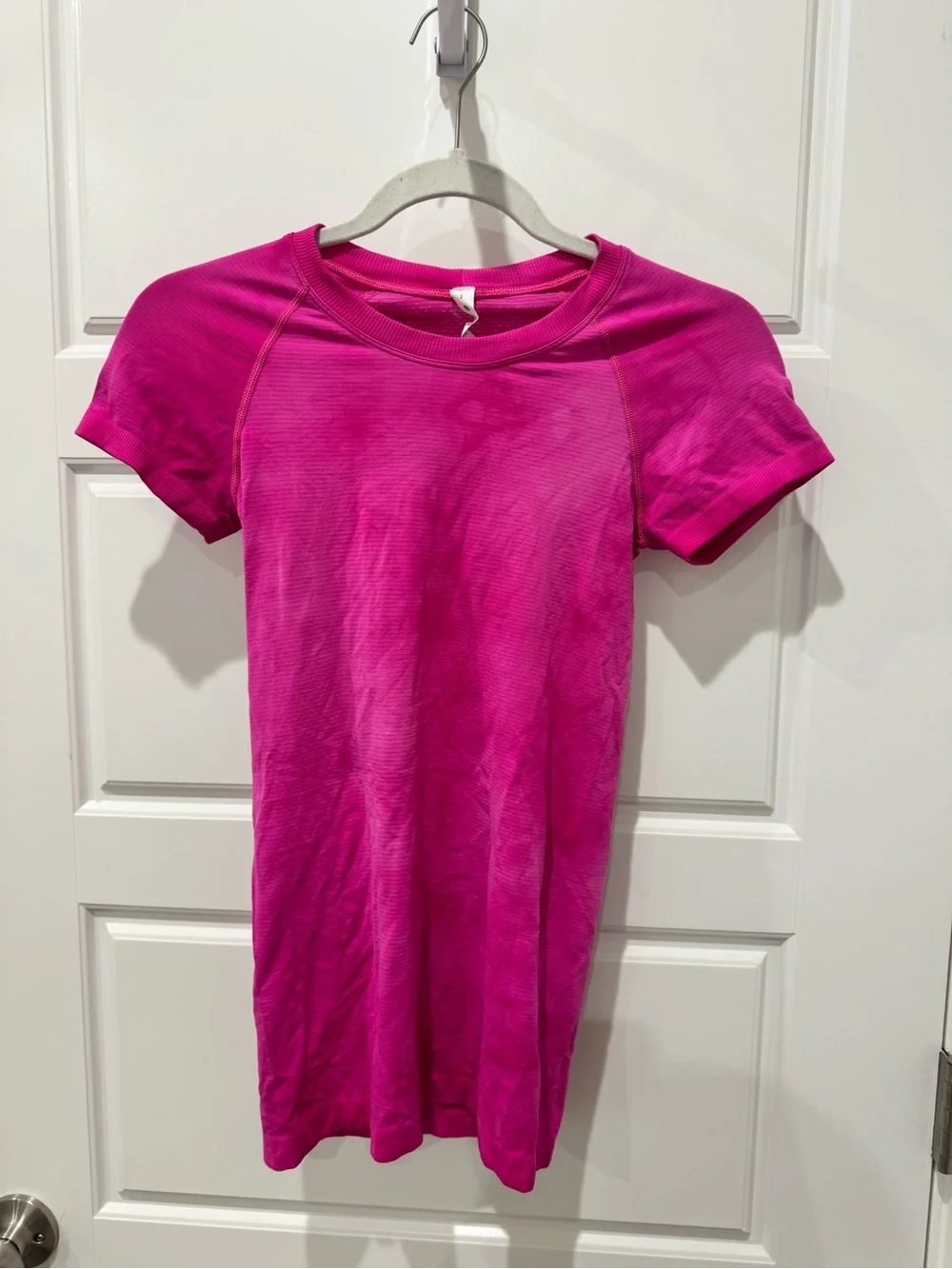 lululemon athletica Hot Pink Tie-Dye Short Sleeve Tee